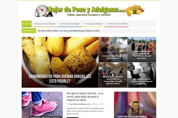 Magic Mag theme site design template sample