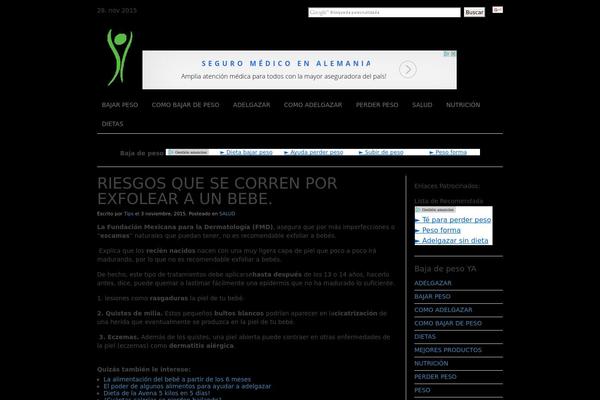 Nano theme site design template sample