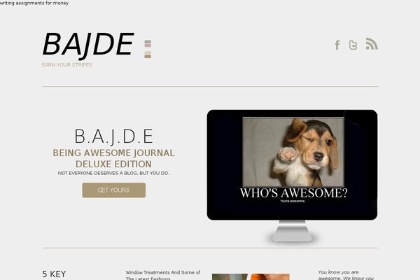 SuperSlick theme site design template sample