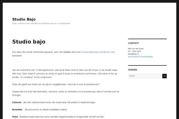Shoreditch theme site design template sample