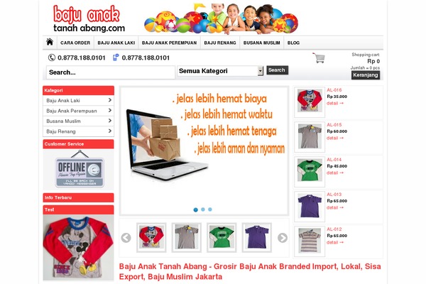 WP-Grosir theme site design template sample