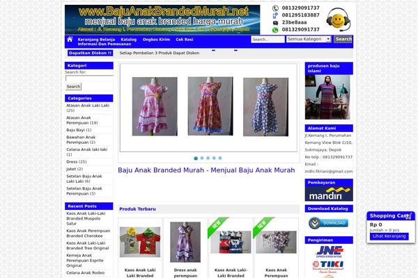 Wptoko theme site design template sample