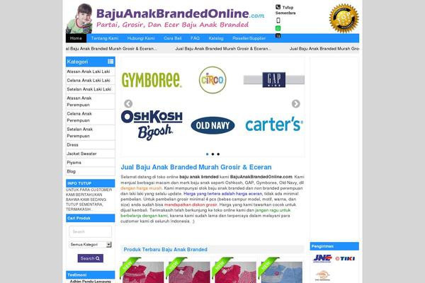 Wptoko theme site design template sample