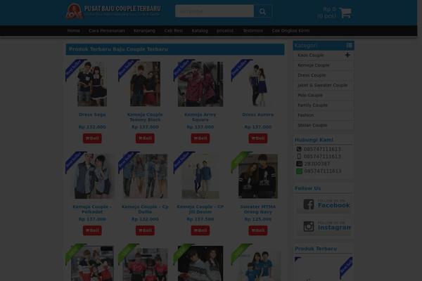 Pasaraya theme site design template sample