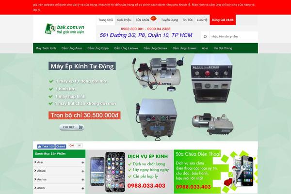 bak.com.vn site used Netsa.vn