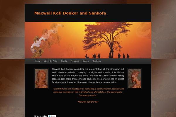Academica theme site design template sample