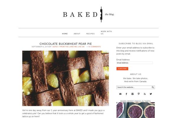 Foodie theme site design template sample