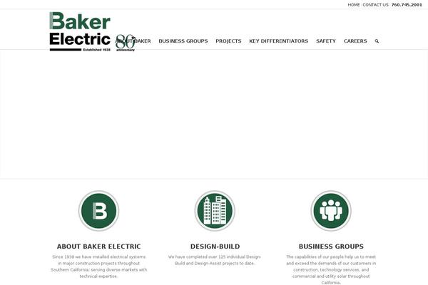 Enfold theme site design template sample