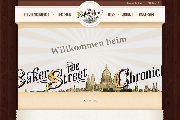 Retro theme site design template sample