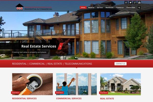 Chs theme site design template sample