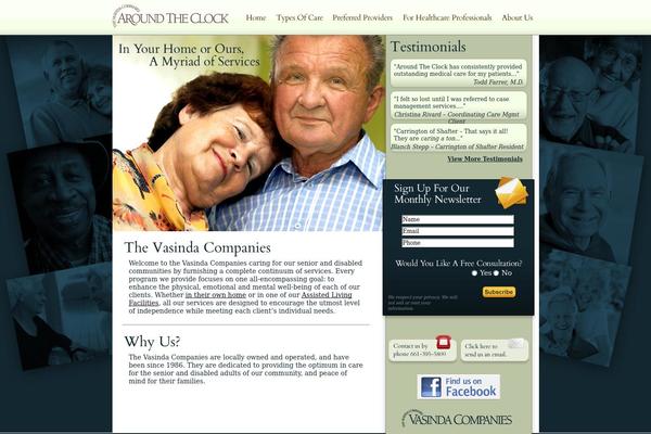 Site using cformsII - contact form plugin