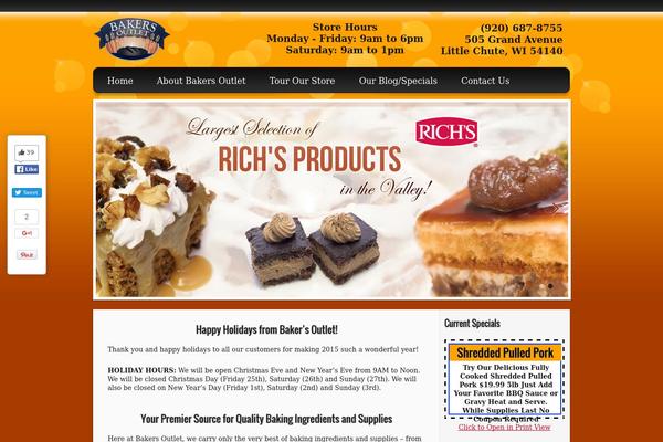 bakersoutlet.com site used Kitchener