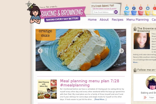 Lifestyle theme site design template sample