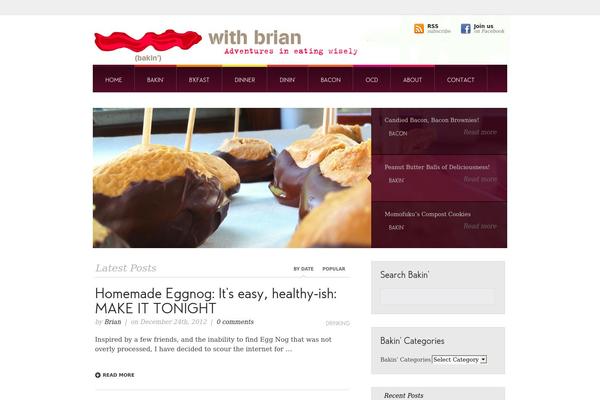 Lifestyle theme site design template sample