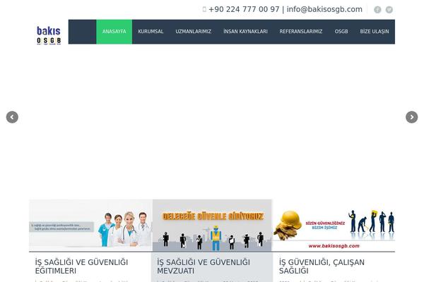 Tisson theme site design template sample
