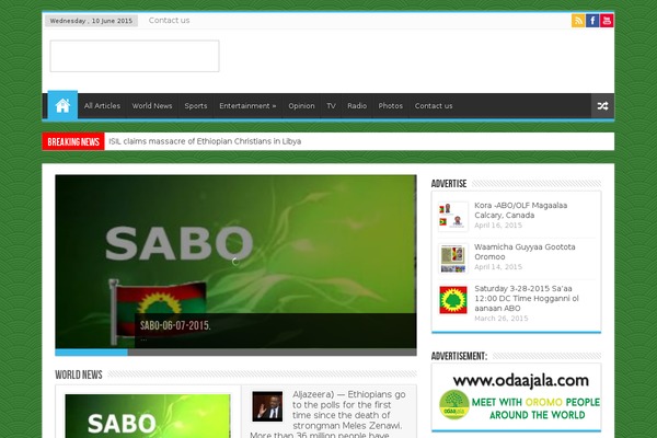 Sahifa theme site design template sample