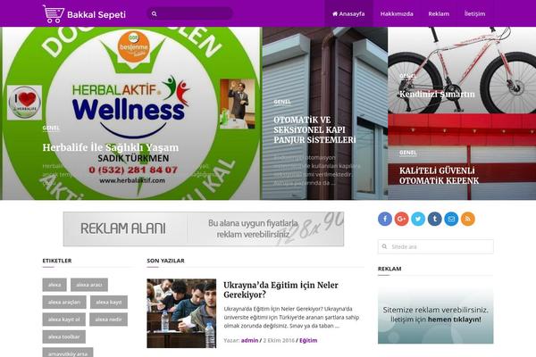 Bisade theme site design template sample