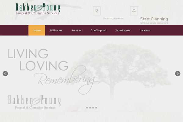 Blessing theme site design template sample