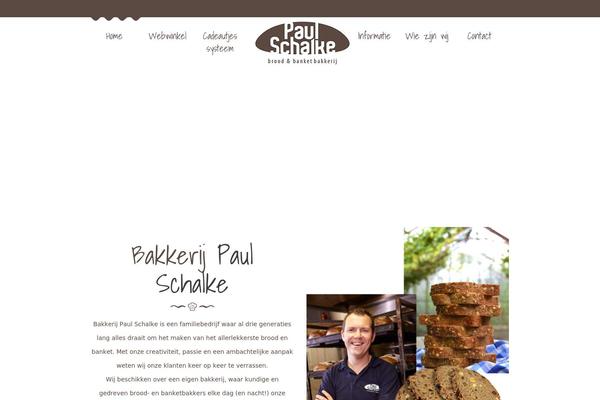 Cakery theme site design template sample