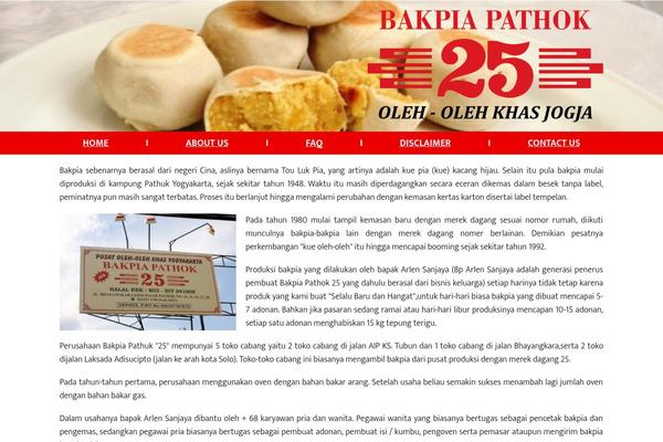 bakpiapathok25.com site used Minisitemaniac