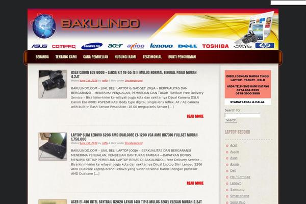 Frantic theme site design template sample