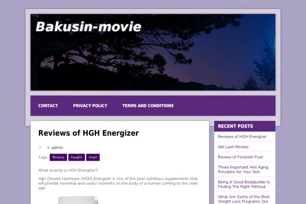 Purple Modena theme site design template sample