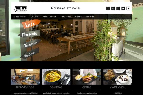 Foodeez Lite theme site design template sample