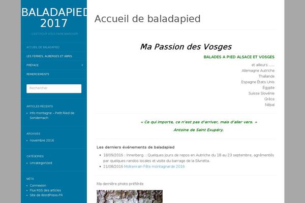 baladapied.com site used Flat-Sky