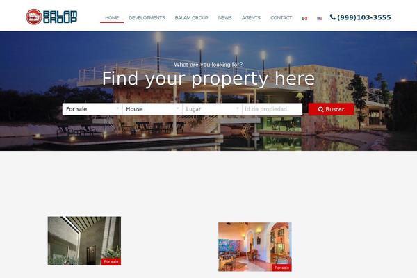 Realhomes Child theme site design template sample