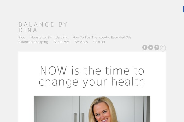 Serene theme site design template sample