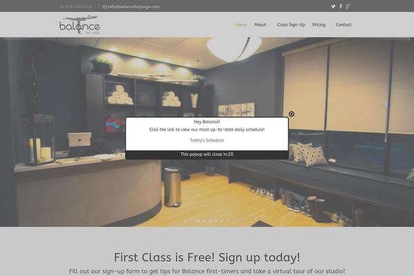 Cosmos theme site design template sample