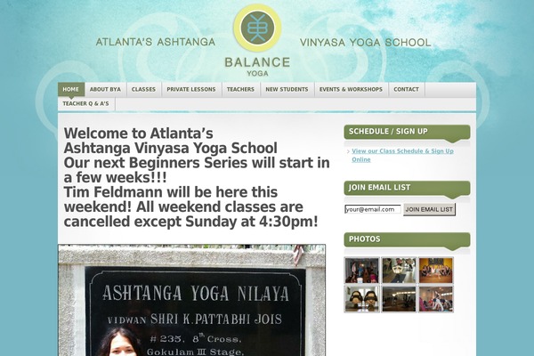Site using Cimy Header Image Rotator plugin