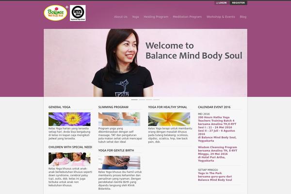 Salutation theme site design template sample