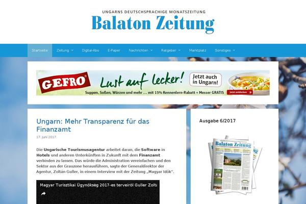 GeneratePress theme site design template sample
