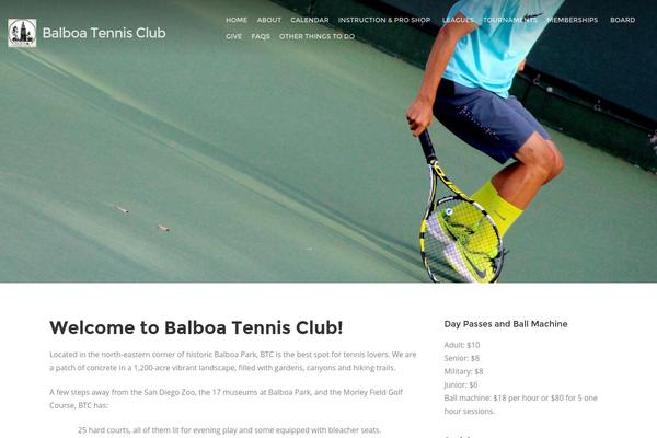 balboatennis.com site used Purpose