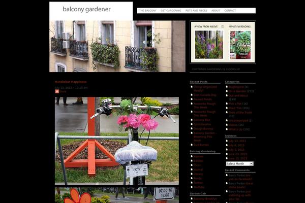 Garden theme site design template sample