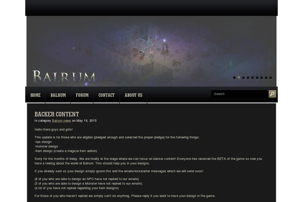 Site using Counterize plugin