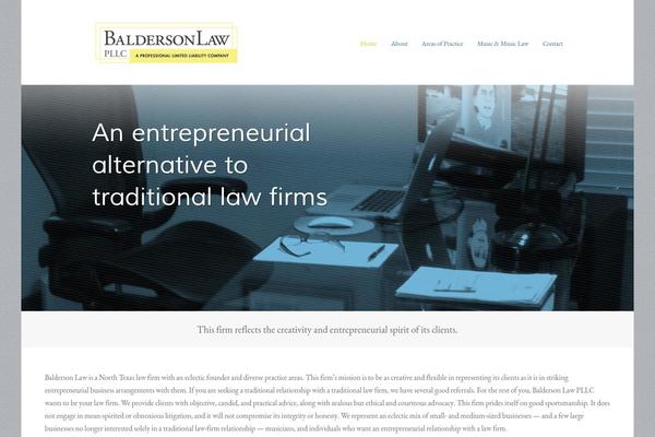 Hardy theme site design template sample