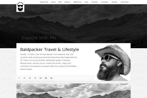 baldpacker.com site used Organic-adventure