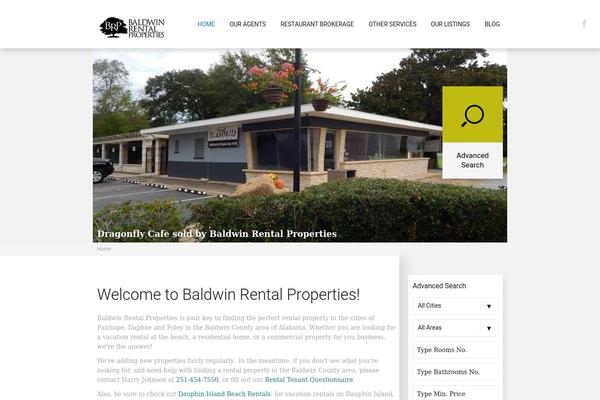 Wp Estate theme site design template sample