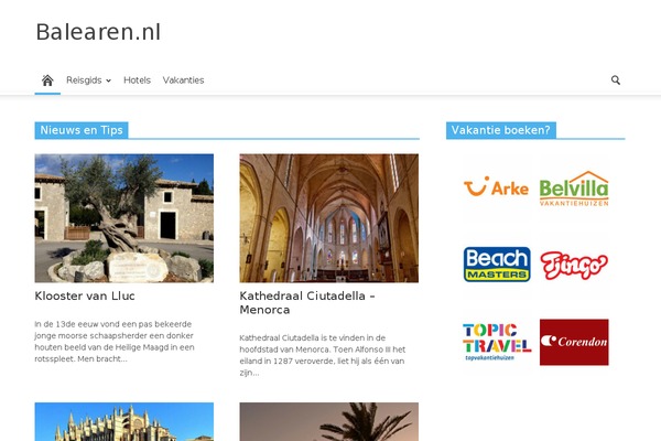 Newspaper theme site design template sample