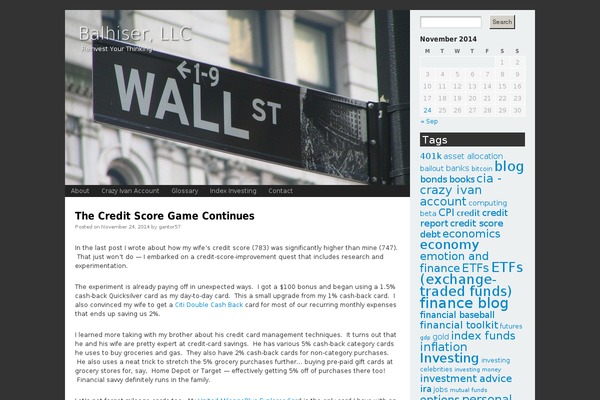 balhiser.com site used Seismic Manhattan