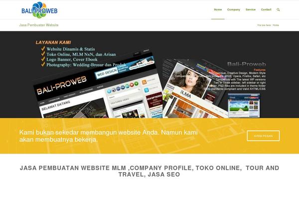 Weblizar theme site design template sample