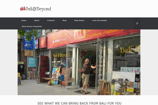 Vantage theme site design template sample