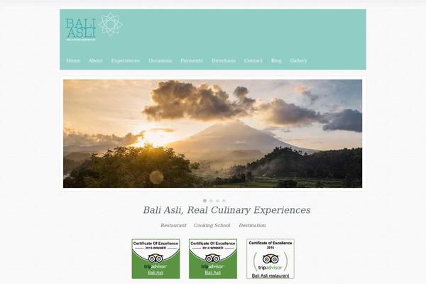 Echo theme site design template sample