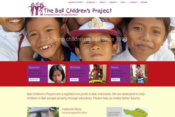 balichildrensproject.org site used Bcp