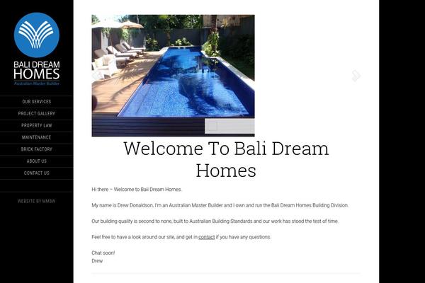 balidreamhomes.com site used Bdb