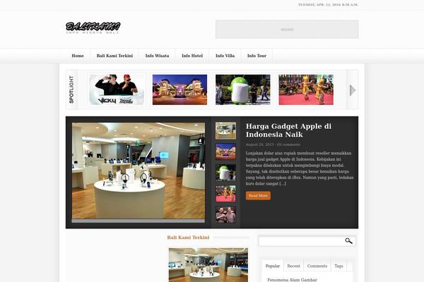 Broadcast theme site design template sample