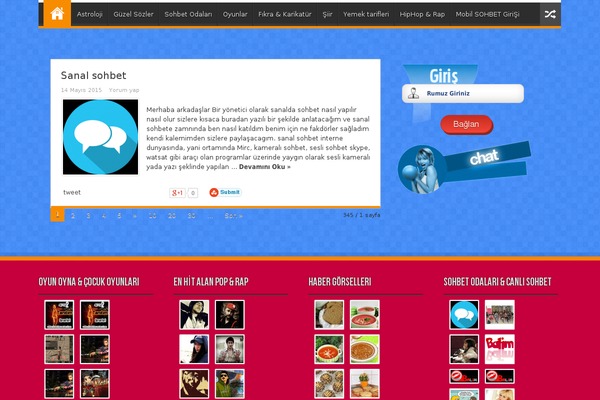 Sahifa theme site design template sample