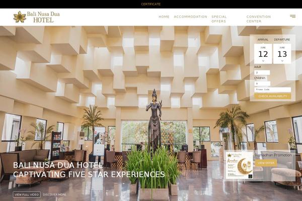 Site using WP Notification Bars plugin
